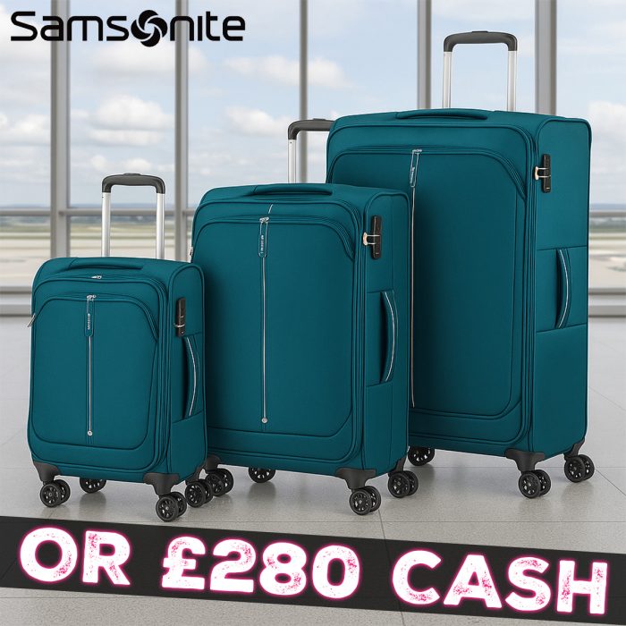 Samsonite Popsoda 3 Piece Spinner Suitcase Set - Colour Choice