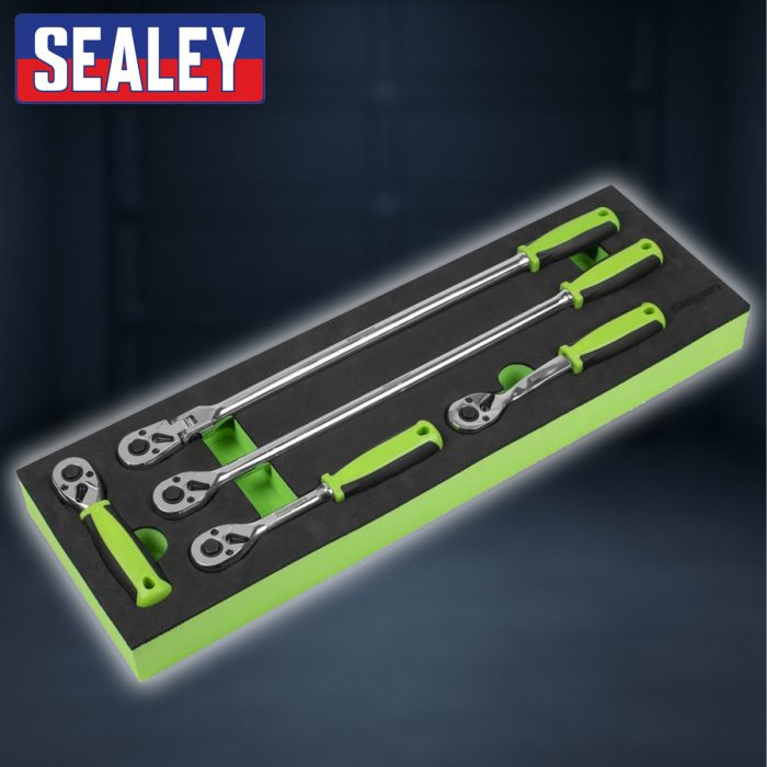 Sealey Ratchet Wrench Set 5pc 3/8"Sq Drive Flip Reverse