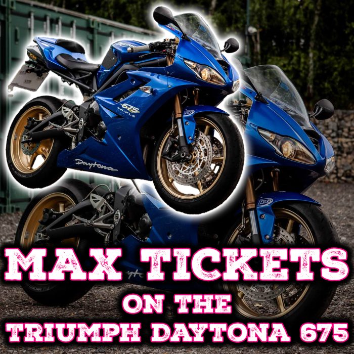 ⚡️Win Max Tickets on The Triumph Daytona 675⚡️