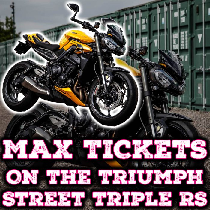 ⚡️Win Max Tickets on The 2024 Triumph Street Triple RS⚡️