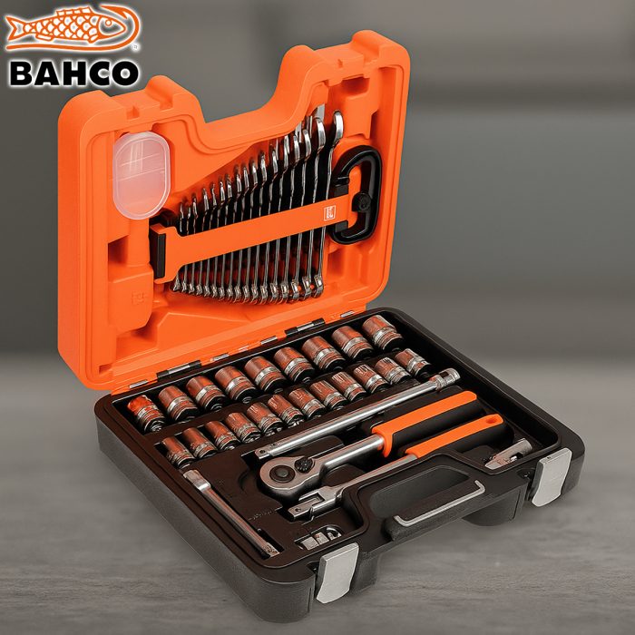 Bahco 1/2" Socket and Combination Spanner Set (40 Pieces)