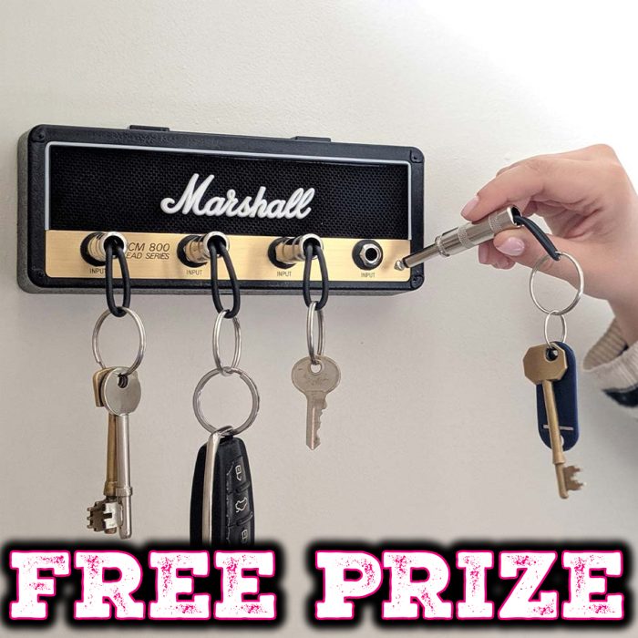  FREE To Enter Competition - Marshall Amp Rockstar Keyring Holder
