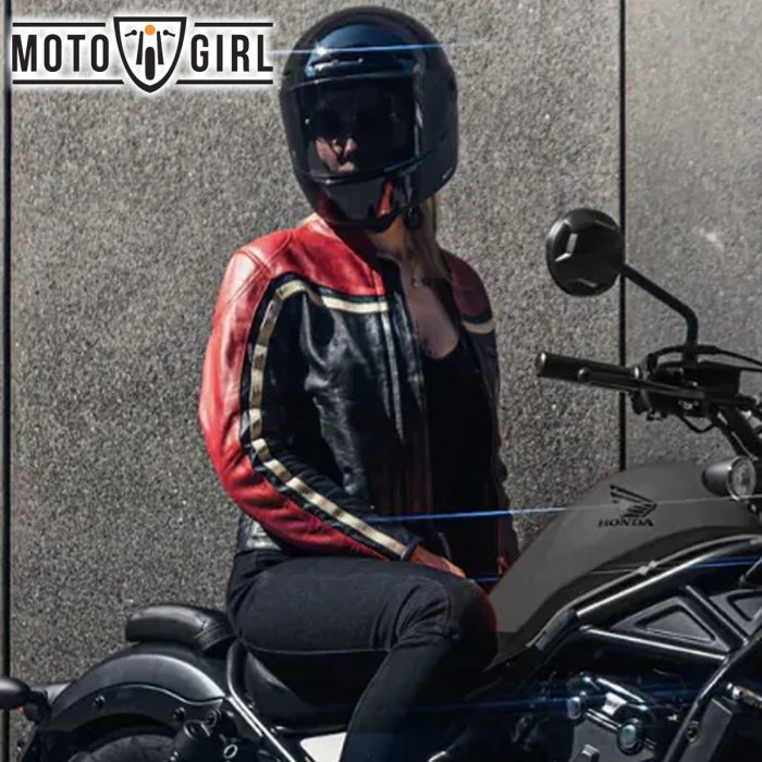 Motogirl Hayley Leather Jacket - Colour Choice