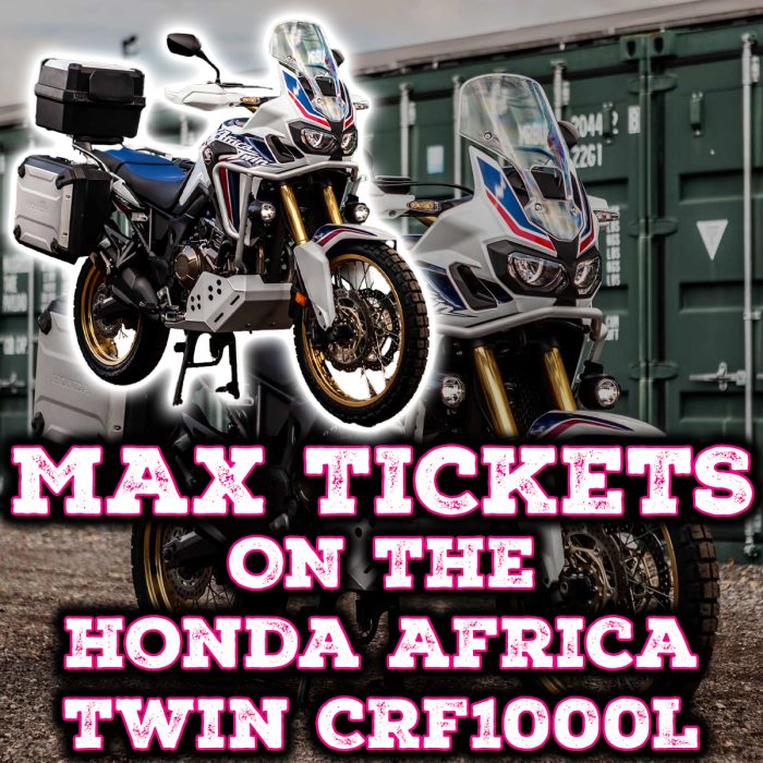 Win Max Tickets on The Honda Africa Twin CRF1000L HRC