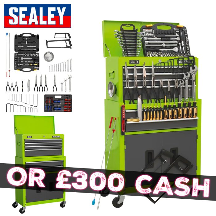 Sealey Tool Chest With 128 Piece Tool Kit