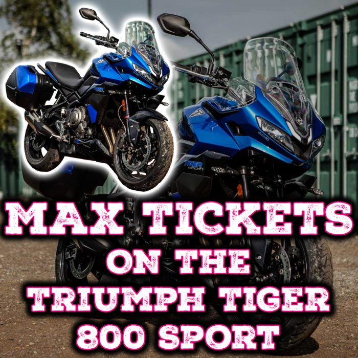 Win Max Tickets on The 2025 Triumph Tiger 800 Sport