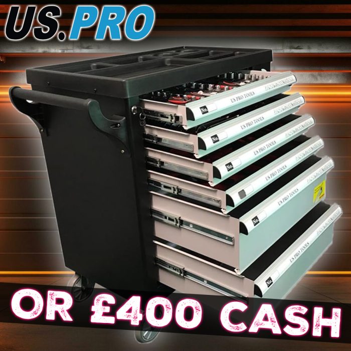 US Pro Tool Chest - 6 Drawers Full of Tools