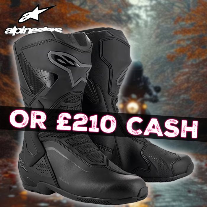 All New Alpinestars SMX-6 V3 Gore-Tex Boots Black & Dark Grey