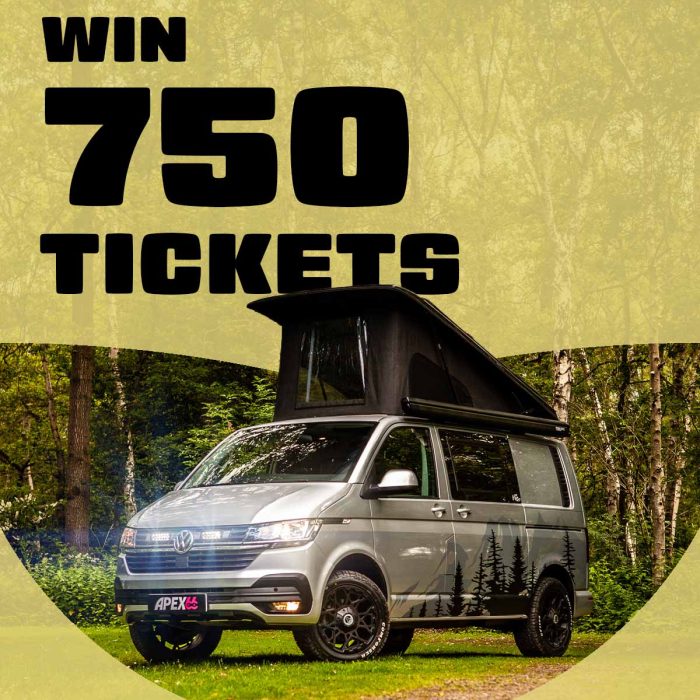 Win 750 Campervan Tickets