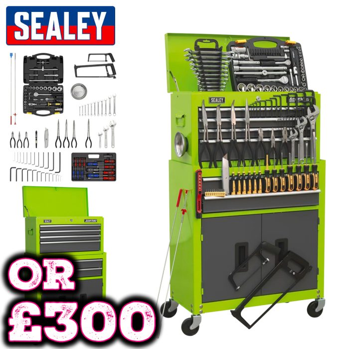 Sealey Tool Chest With 128 Piece Tool Kit