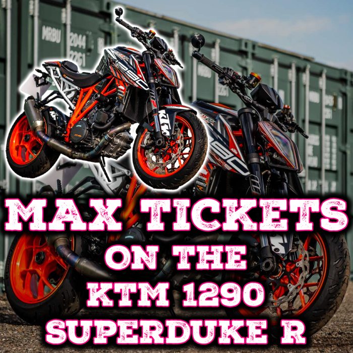 Win Max Tickets on The KTM 1290 Superduke R
