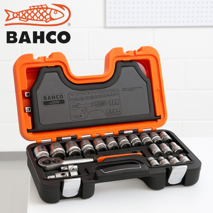 Bahco 1/2" Square Drive Socket Set (24 Pieces)