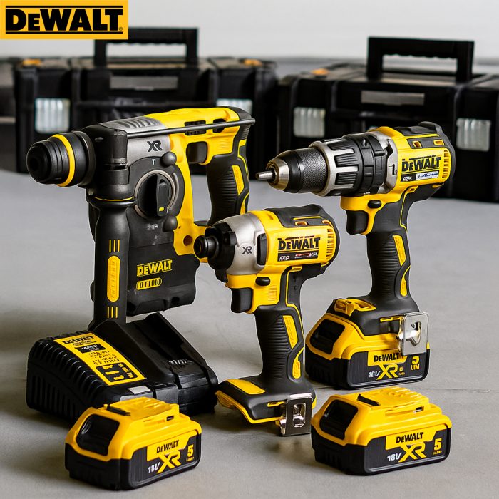 DeWalt 18V Brushless Triple Pack with 3x 5.0Ah Batteries