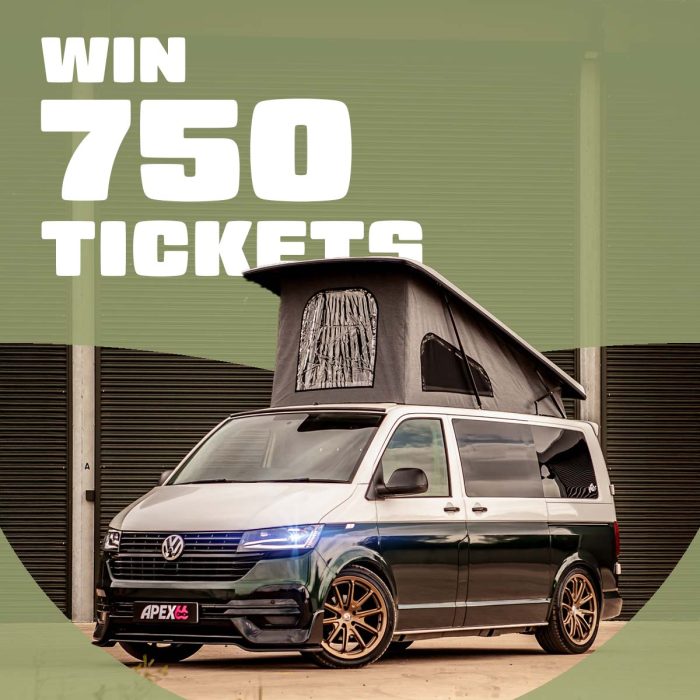 Win 750 Campervan Tickets