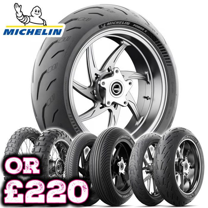 Pair Of Michelin Tyres - Choice of Compounds & Styles To Suit Your Bike