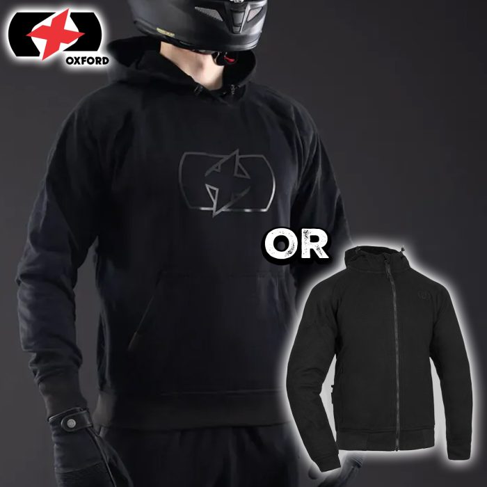 Oxford Armourlite AA Lockton Riding Hoodie Pull Over Or Zip Through