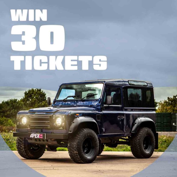 Win 30 Tickets on The Land Rover Defender 90 Galv Chassis