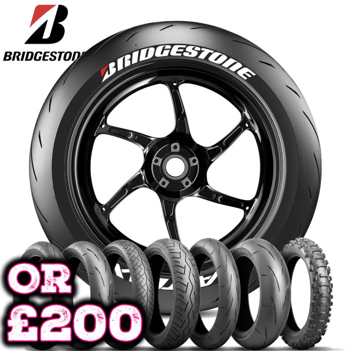 A Pair Of Bridgestone Tyres - Choice of Compounds & Styles To Suit Your Bike