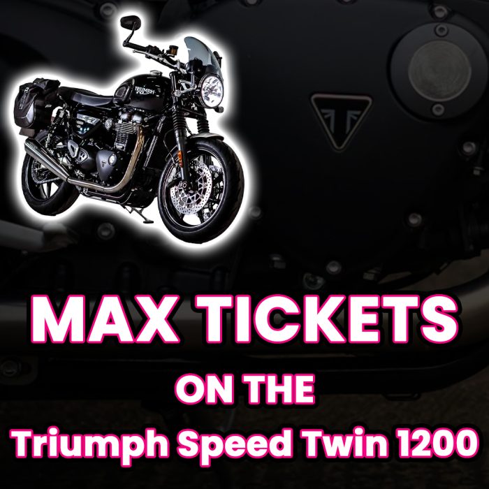 Win Max Tickets on The Triumph Speed Twin 1200