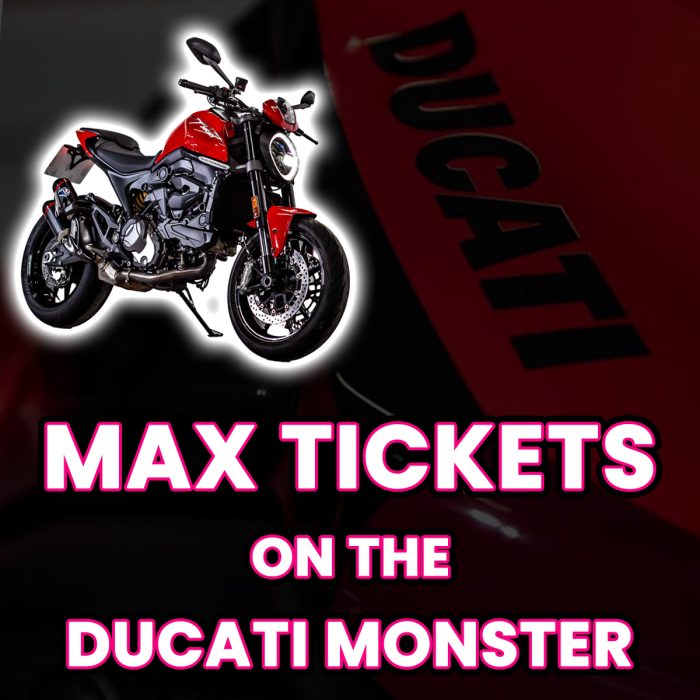 Win Max Tickets on The 2023 Ducati Monster 937
