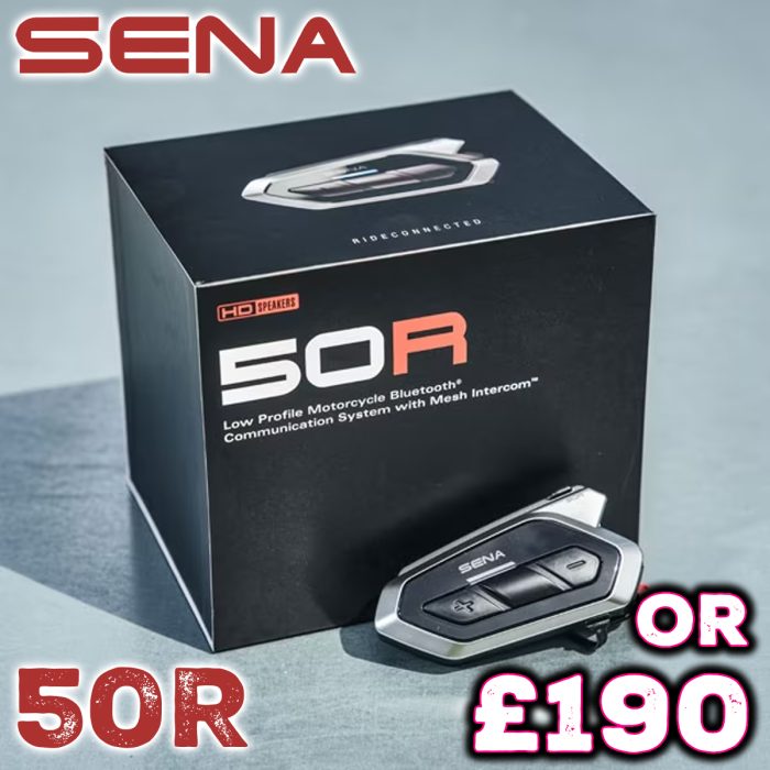 Sena 50R Bluetooth Mesh Headset & Intercom - Single
