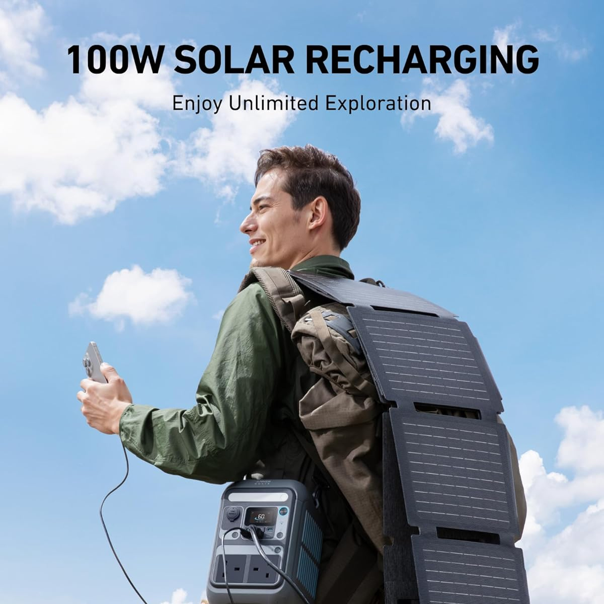 Anker Solix C300 Portable Outdoor Power Station With Solar Generator - Image 4