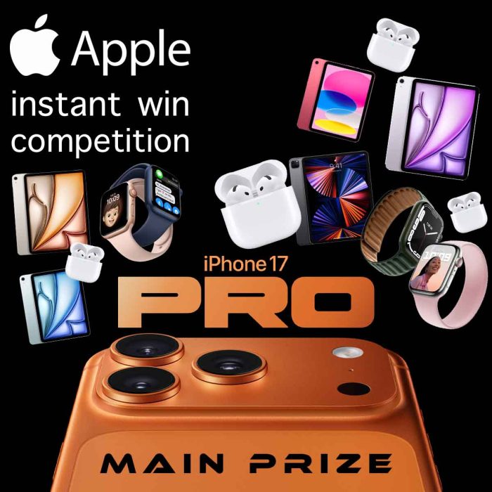 Apple iPhone 17 Pro - Plus Apple Instant Wins