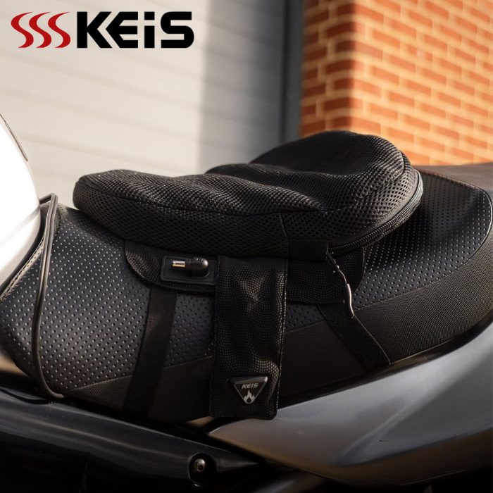 Keis Heated Seat Cushion With Splitter Lead
