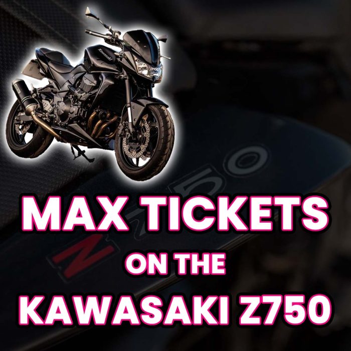 Win Max Tickets on The Kawasaki Z750