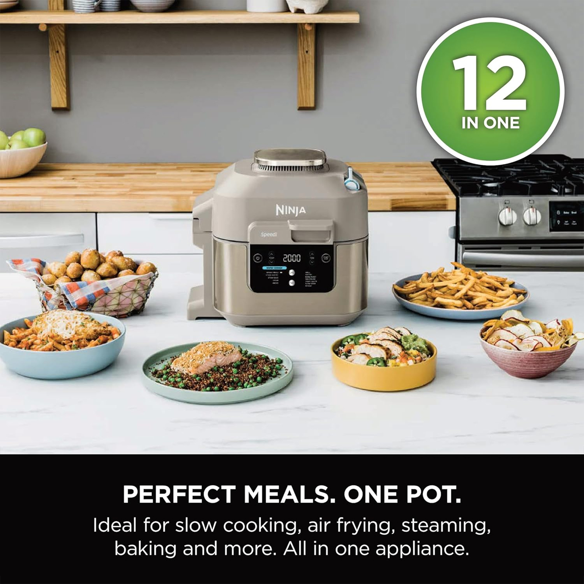 All New Ninja Speedi 12-in-1 Multi-Cooker, Air Fryer & Slow Cooker - Image 4