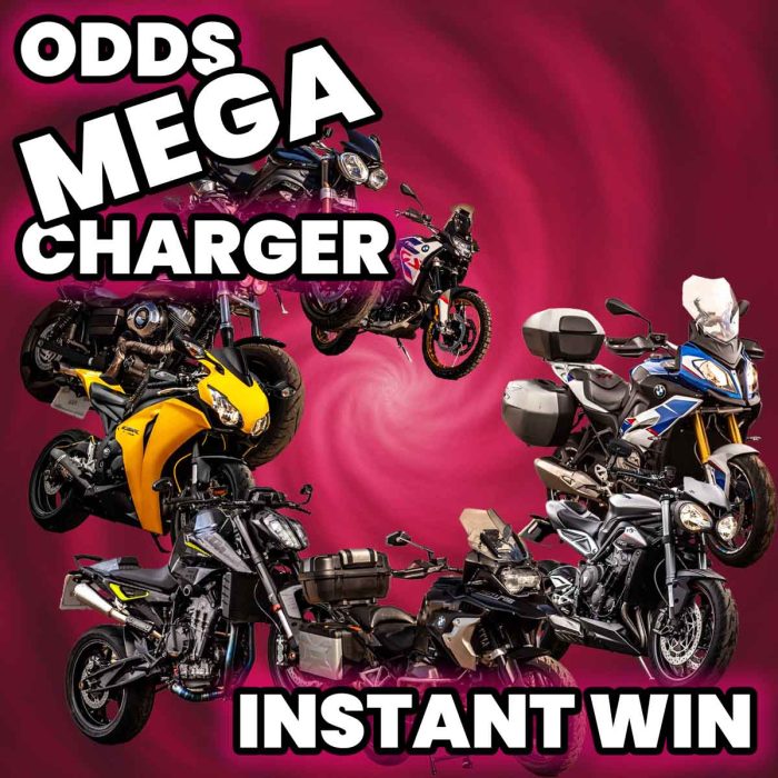 Odds MEGA Charger (1 in 5 wins)