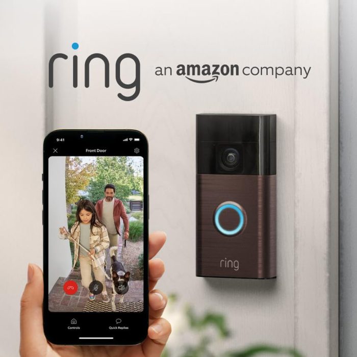Ring Doorbell Wireless HD Video Battery Operated