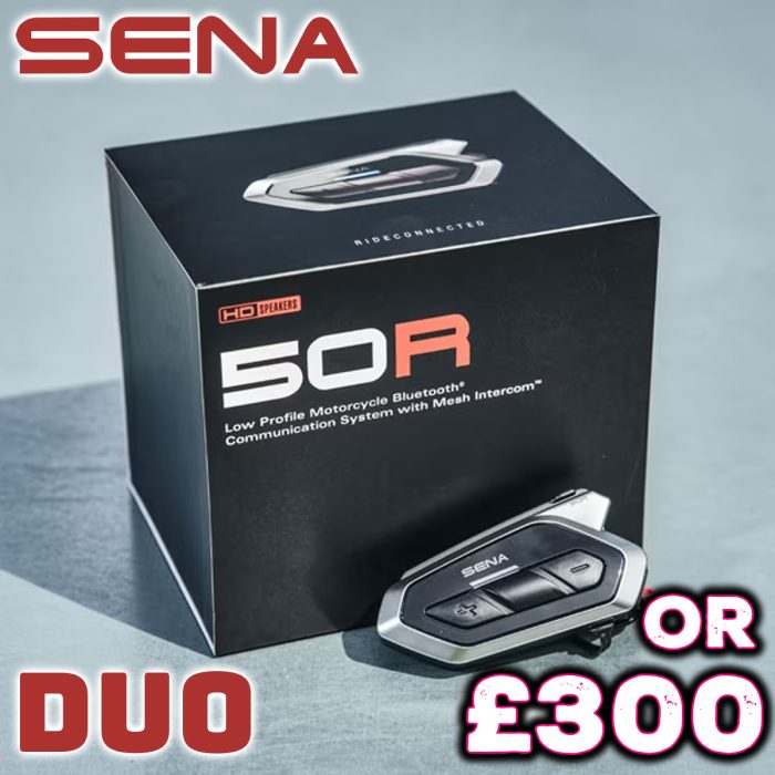SENA 50R Bluetooth Headset & Intercom - Dual