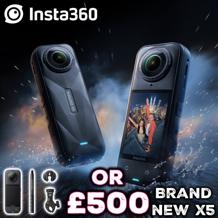 All New Insta360 x5 Motorcycle Multi-View Bundle