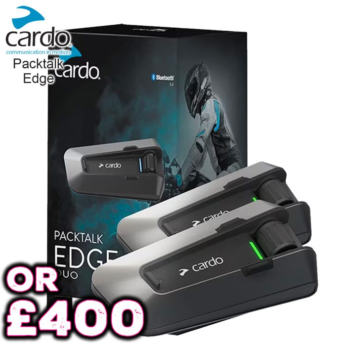 Cardo Packtalk Edge Mesh Intercom - Duo