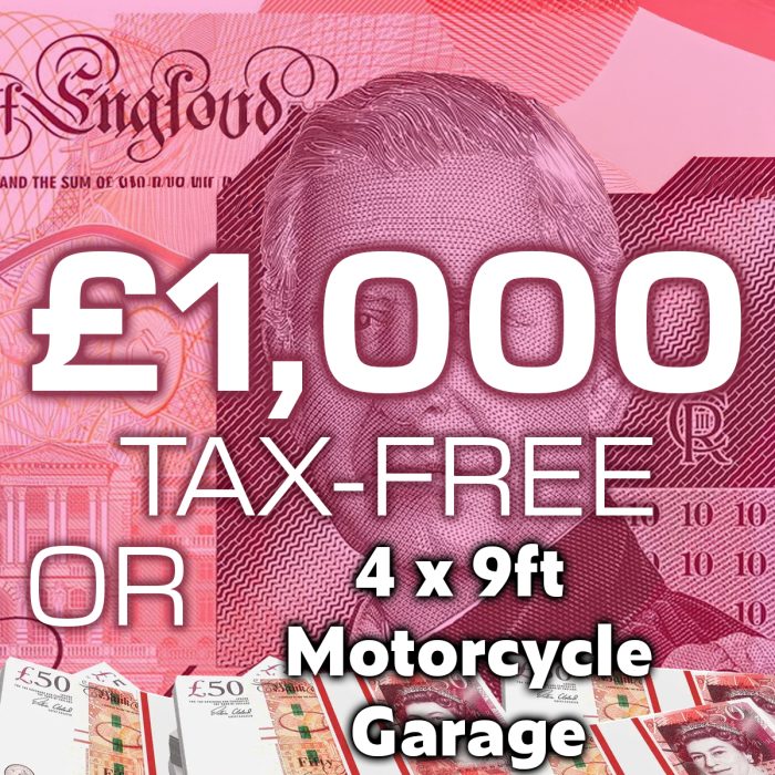 Trimetals 4 x 9ft Motorcycle Garage