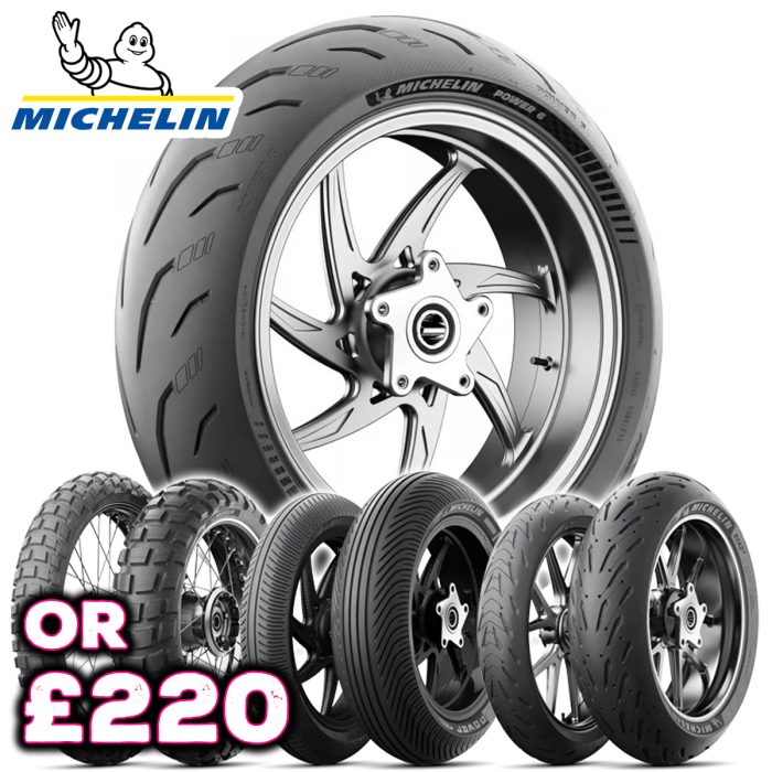 Pair Of Michelin Tyres - Choice of Compounds & Styles To Suit Your Bike