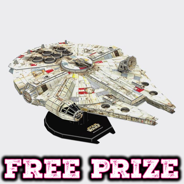 FREE PRIZE - Star Wars Millennium Falcon Model Kit