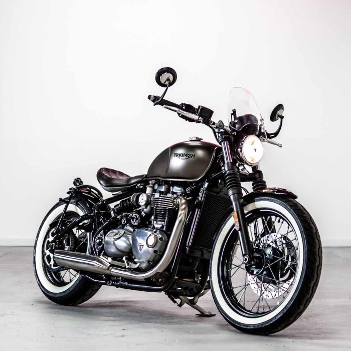 Triumph Bonneville Bobber 1200 with Belt Conversion