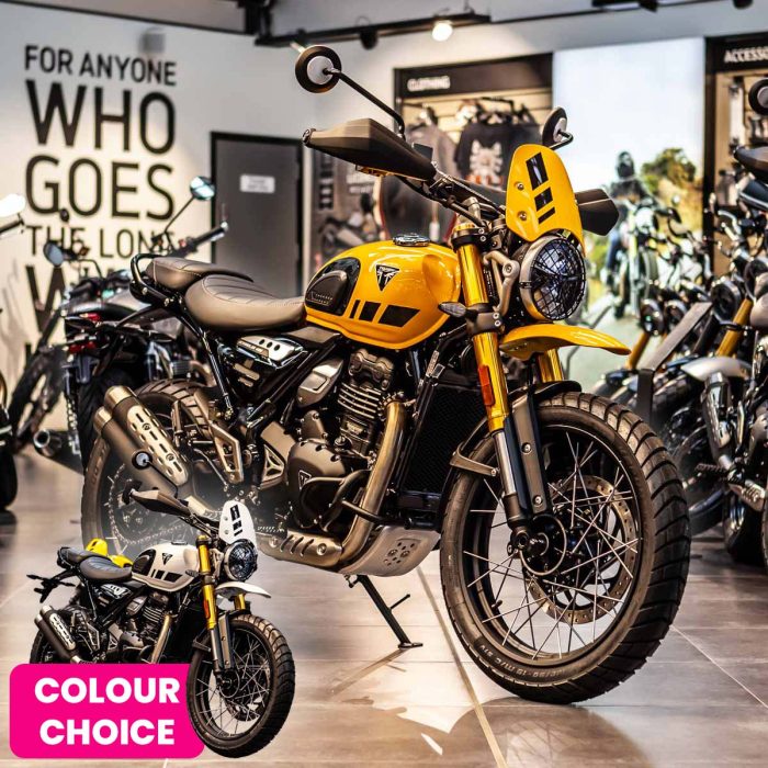 NEW Triumph Scrambler 400 XC - Colour Choice