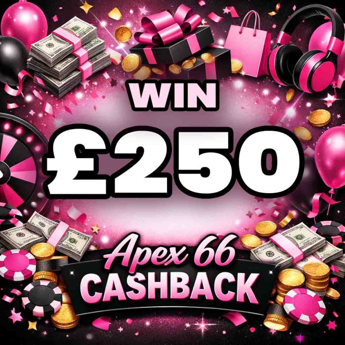 Win £250 Cashback