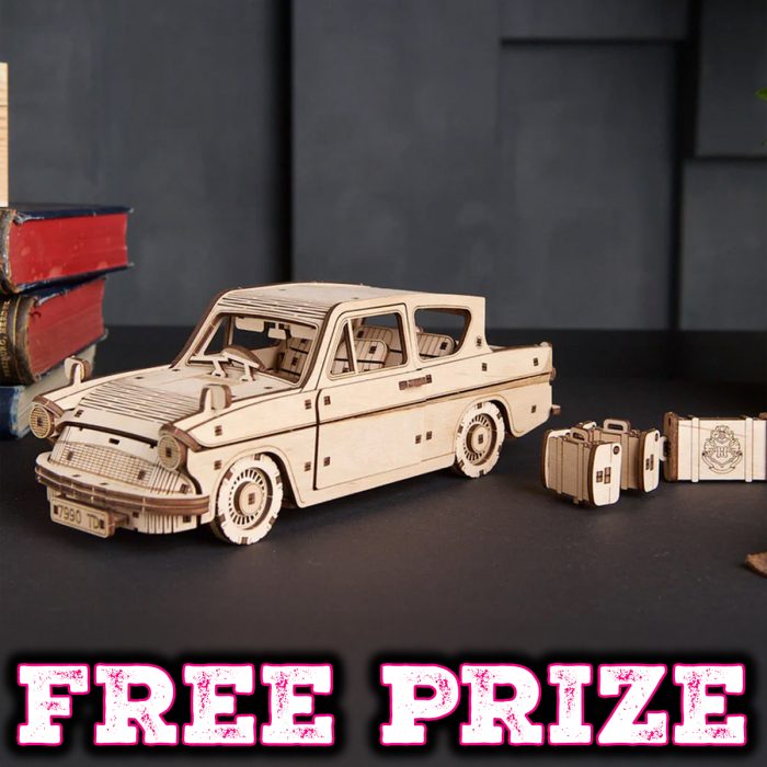 FREE Competition - Harry Potter Flying Ford Anglia Wooden Construction Kit