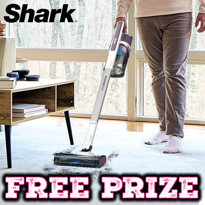 FREE To Enter Competition - Shark PowerPro Cordless Stick Vacuum Cleaner