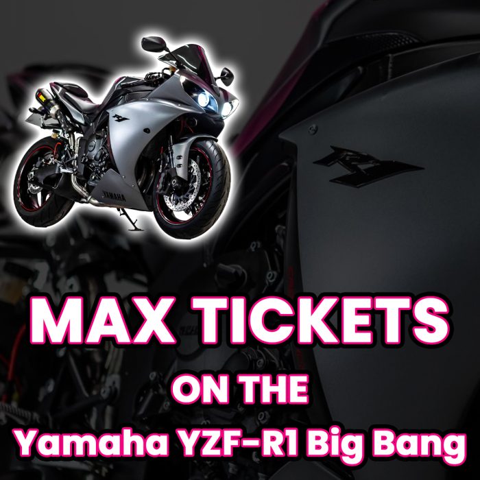Win Max Tickets on The Yamaha YZF-R1 Big Bang