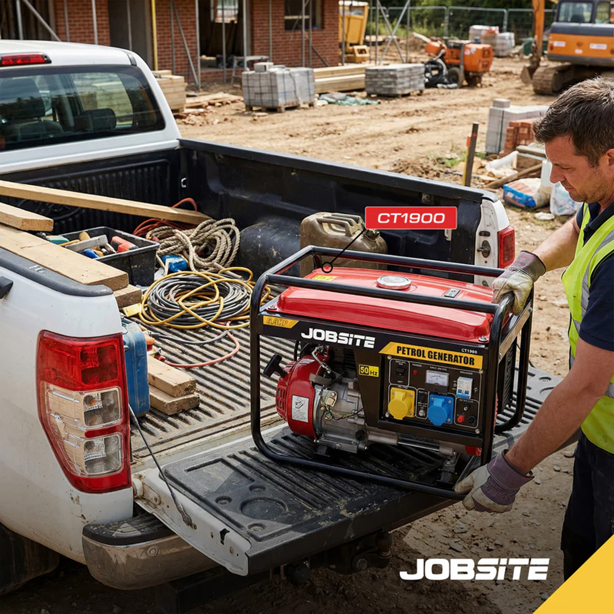 Job Site 6.5HP Petrol Generator - Image 3