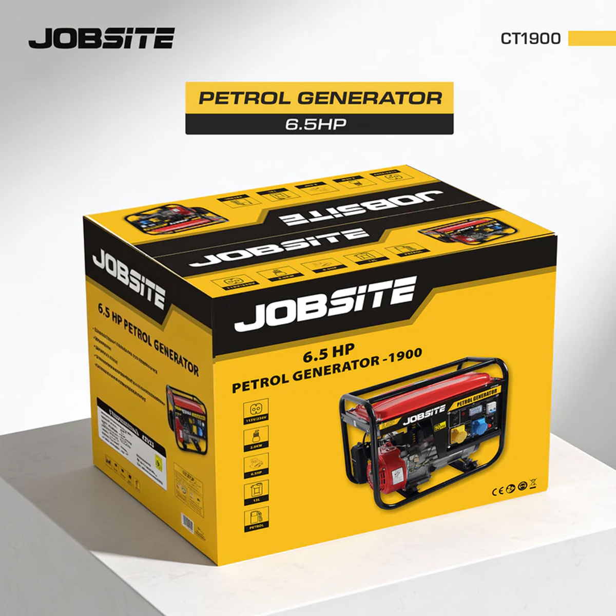 Job Site 6.5HP Petrol Generator - Image 6