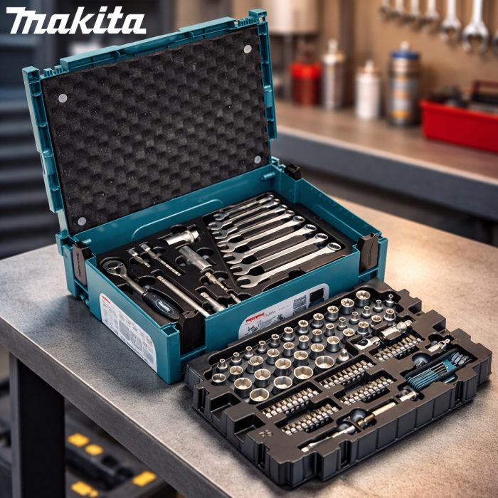 Makita 120pcs Maintenance Tool Set & Makpac Case