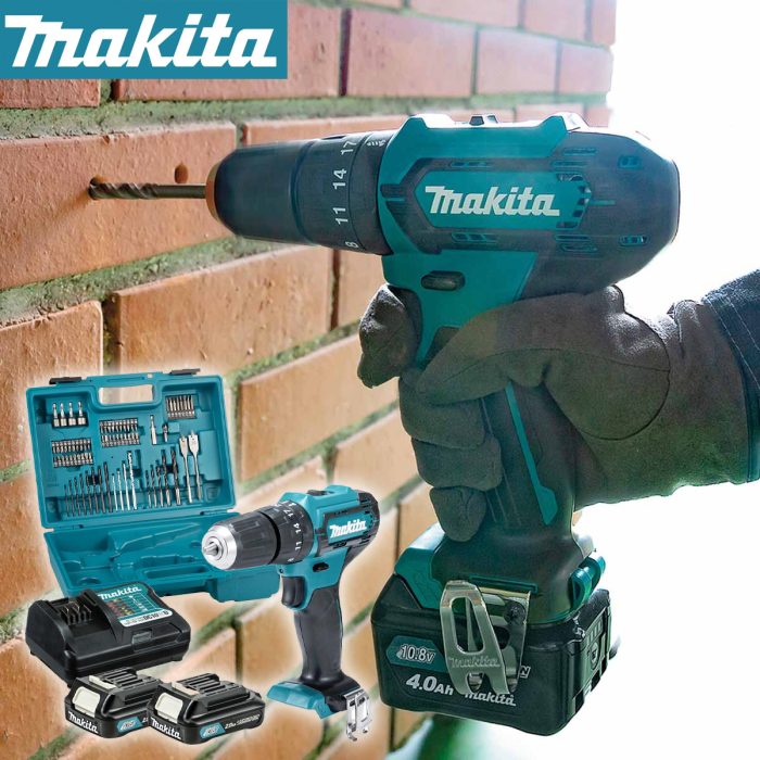 Makita Max CXT Brushless Combi Drill with Batteries & Bits