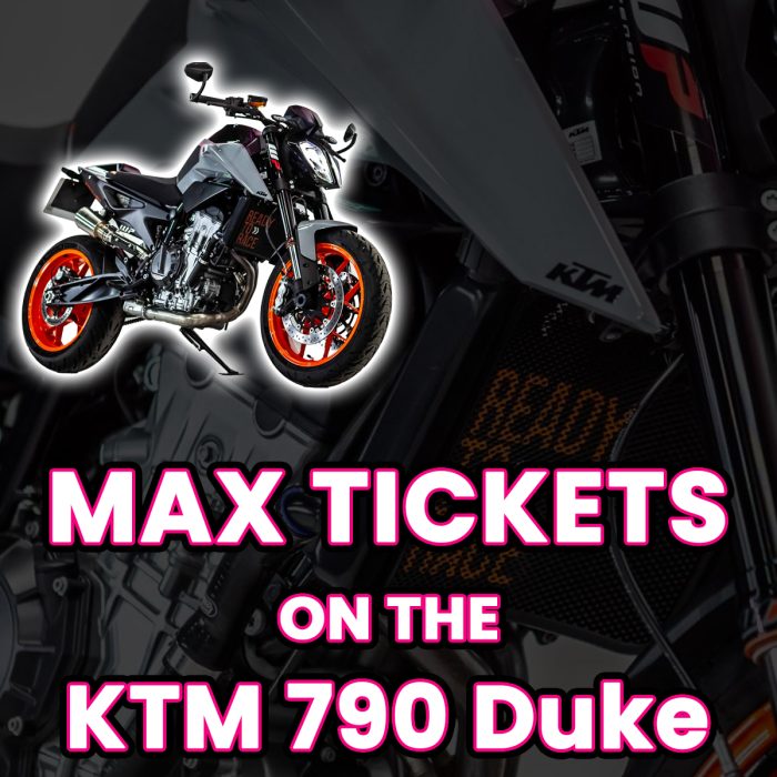 Win Max Tickets on The KTM 790 Duke
