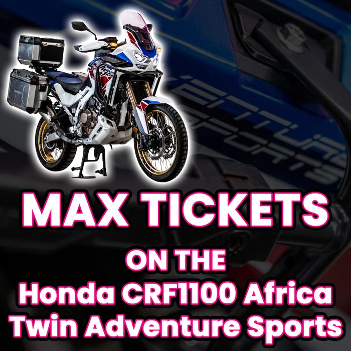 Win Max Tickets on The Honda CRF1100 Africa Twin Adventure Sports